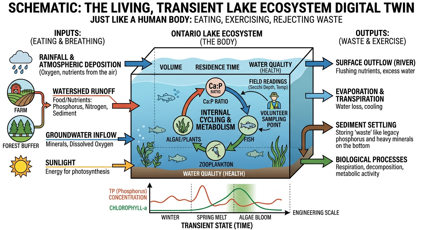 Project Schematic: Lake Metabolism Model